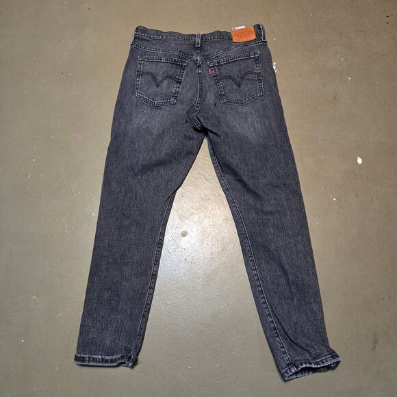 Levi's Premium 501 High Rise Button Fly Coal Black Skinny Fit Jeans Size 29 - Picture 5 of 10